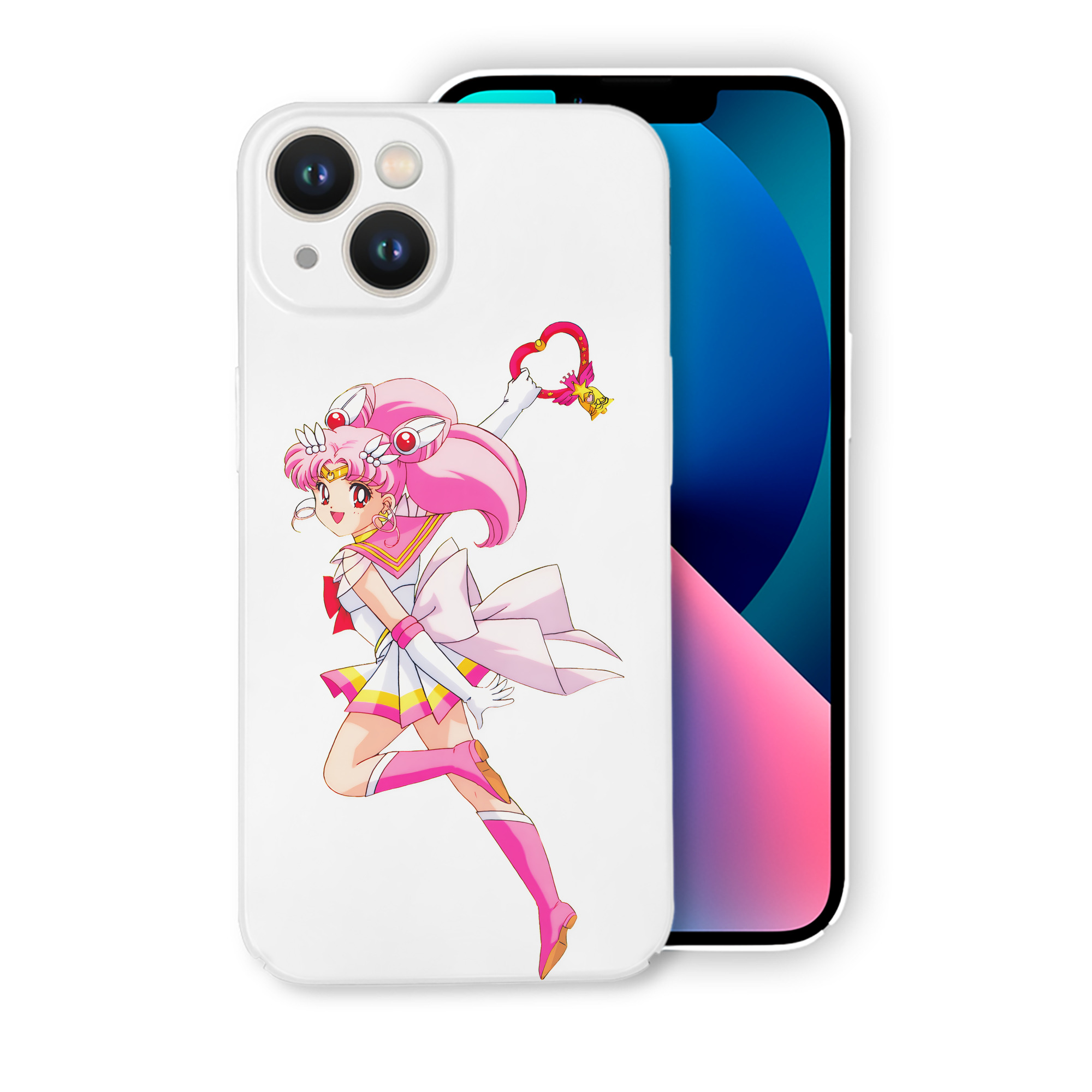 （画像用） 美少女戦士セーラームーン ちびうさ Sailor Moon Chibiusa Tsukino Usagi Small Lady Serenity 【iPhone 14シリーズ対応】ハードケース